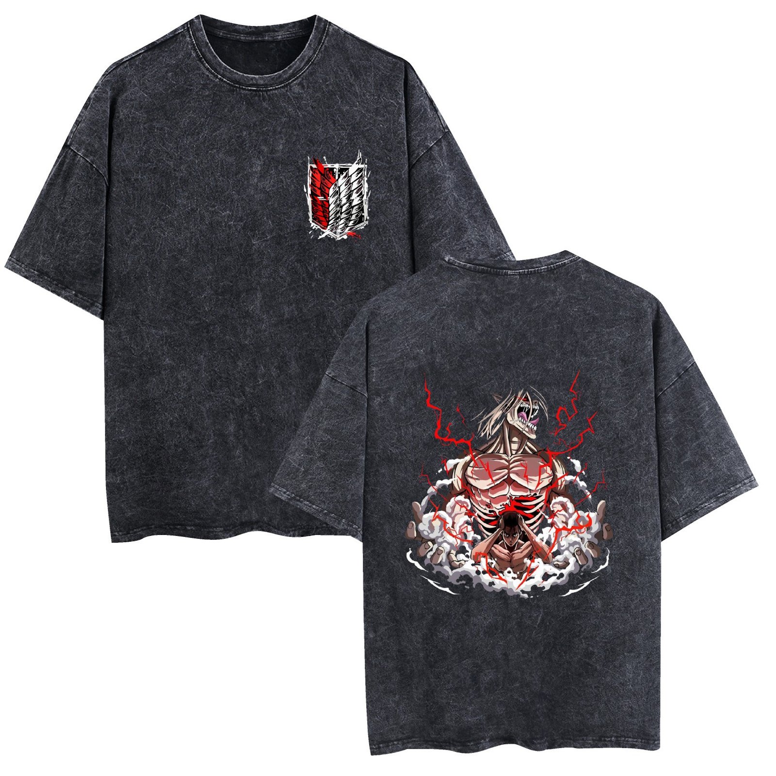 Imported Washed oversized T-Shirt for men - Image 3