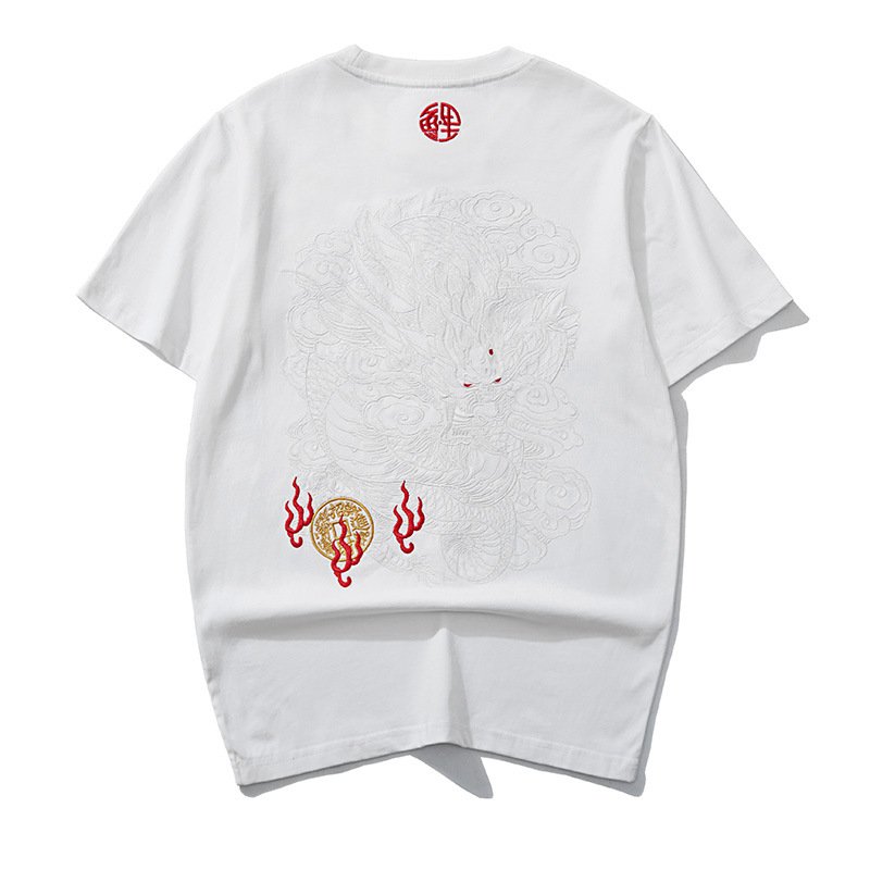 Imported round neck pure cotton oversized Men t-shirt - Image 6