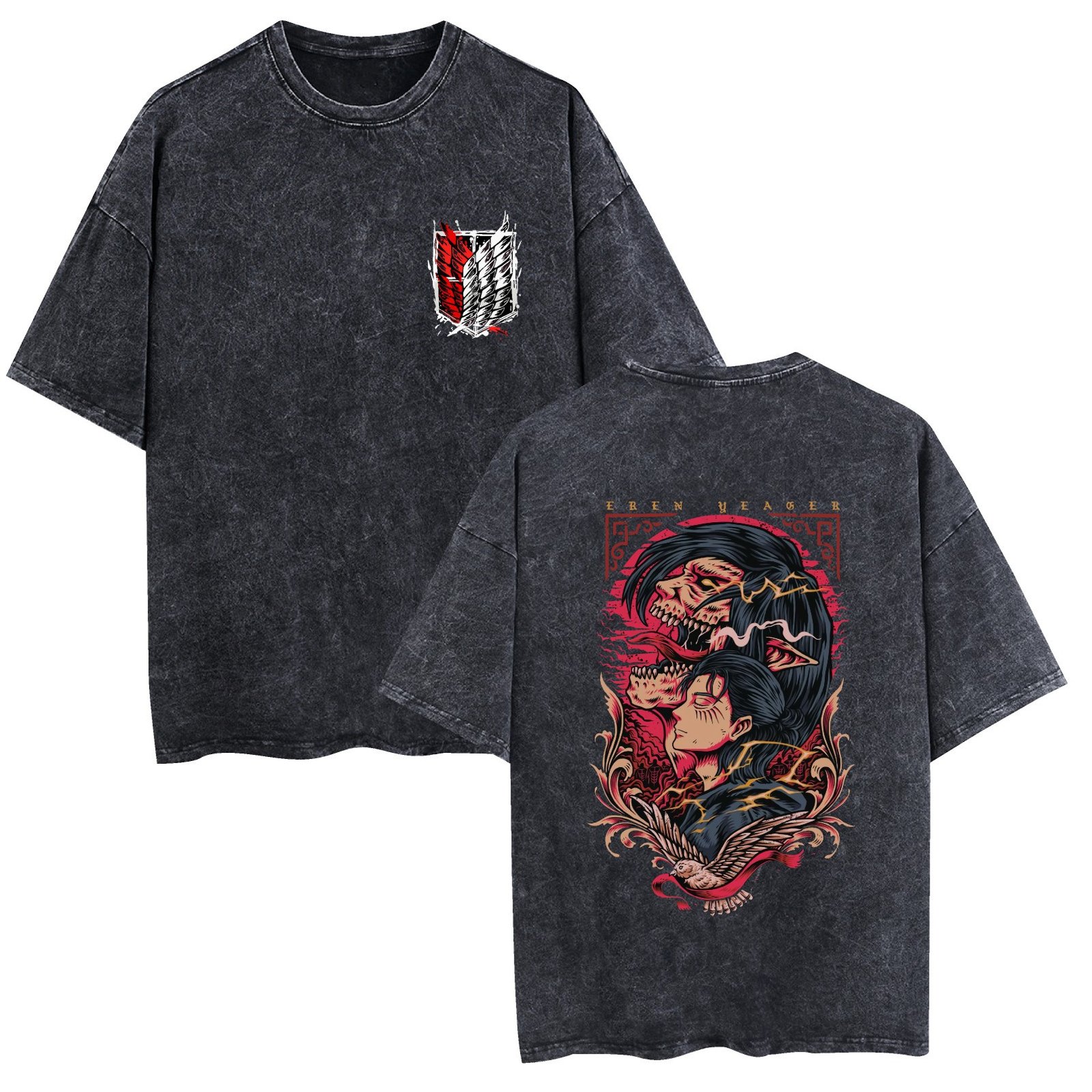 Imported Washed oversized T-Shirt for men - Image 2