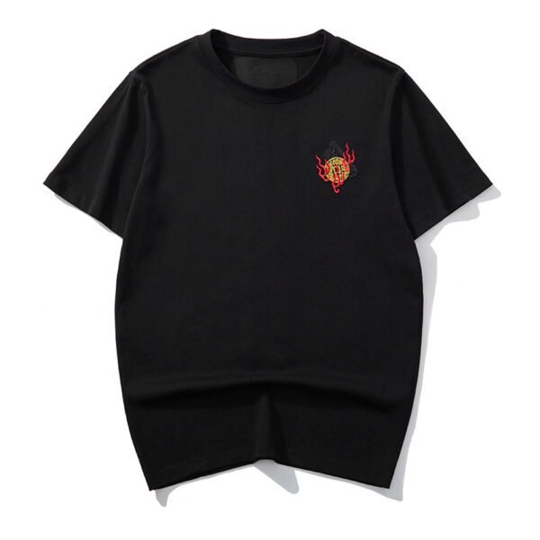 Imported round neck pure cotton oversized Men t-shirt - Image 4