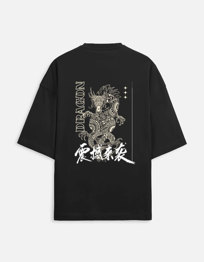 Unique18 Black Edition Oversized T-Shirt |
