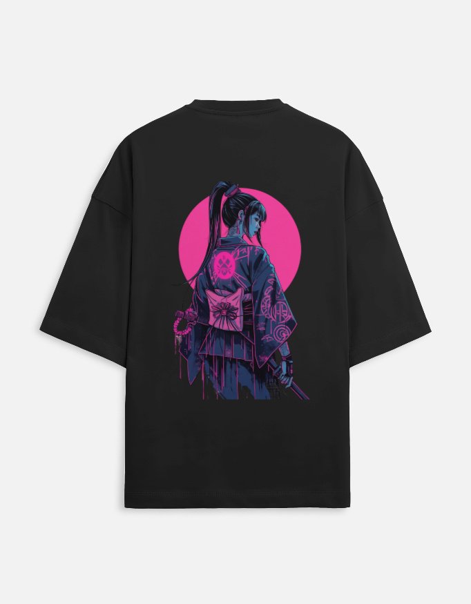 Unique18 black edition oversized t-shirt