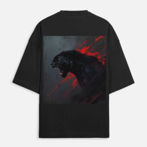 Unique18 black edition oversized t-shirt