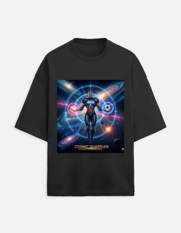 Unique18 Black Edition Oversized T-Shirt - Image 3
