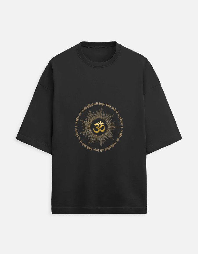 Unique18 Black Edition Oversized T-Shirt - Image 3