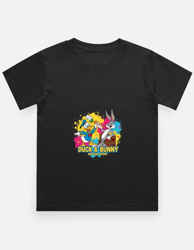 Unique18 Cartoon Edition Premium T-shirt for Kids