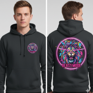 Unique18 premium oversized hoodie