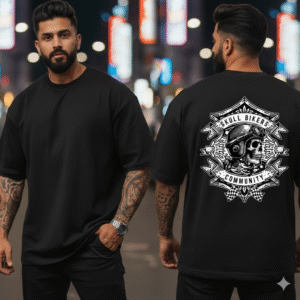 Unique18 casual oversized t-shirt