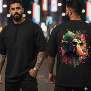 Unique18 casual oversized t-shirt