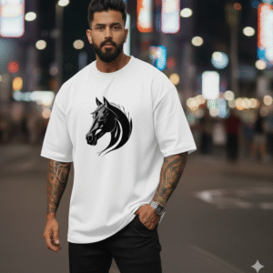 Unique18 casual oversized t-shirt