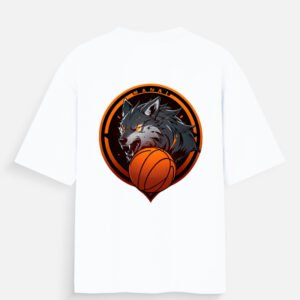 Casual Oversized T-Shirt The Wolf