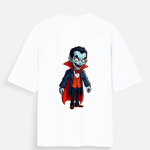 Unique18 casual oversized t-shirt dracula